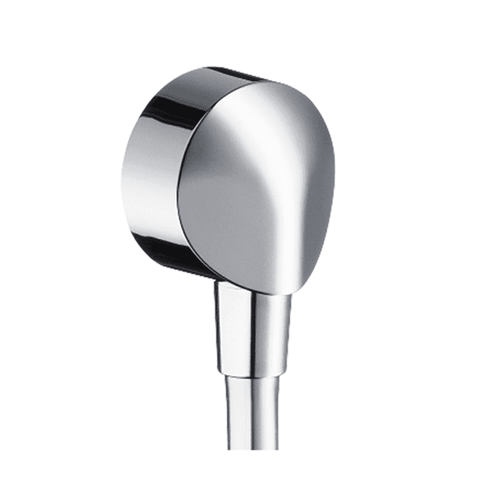 Hansgrohe FixFit E wall connection bend with non-return valve