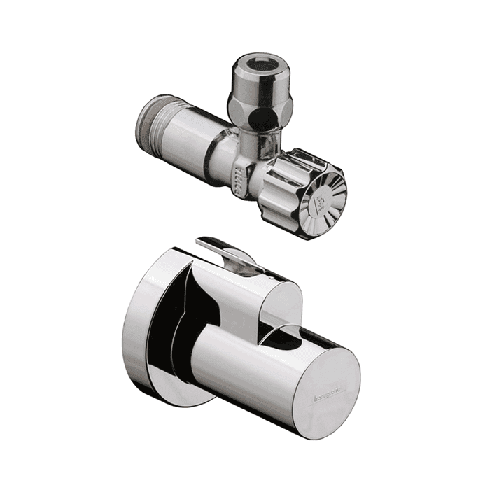 Hansgrohe Flowstar angled shut-off valve with G3/8" connection