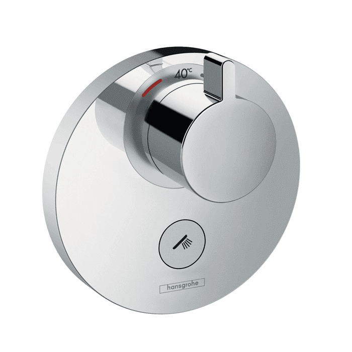 Hansgrohe ShowerSelect S thermostat for concealed installation with shut-off valve