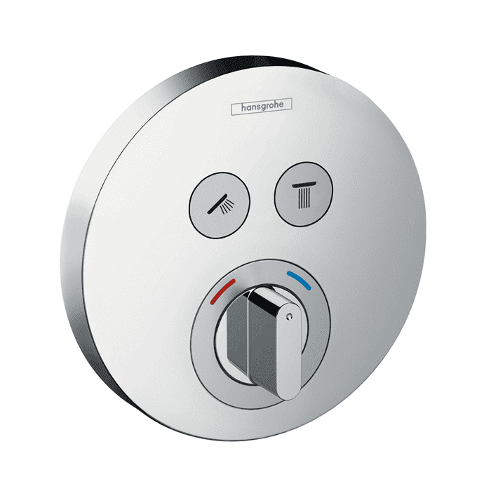 Hansgrohe ShowerSelect S shower mixer tap for concealed installation with shut-off valve