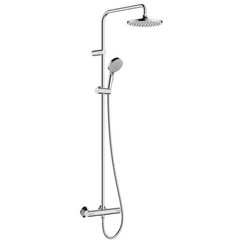Hansgrohe Vernis Blend shower pipe 200, 1 jet with thermostat
