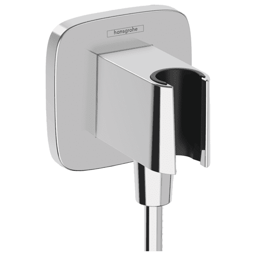 Hansgrohe FixFit Q wall connection elbow with hand shower holder