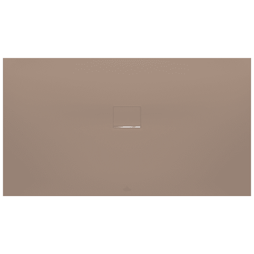 Villeroy &amp; Boch Squaro Infinity douchebak 900 x 900 x 40mm, brown