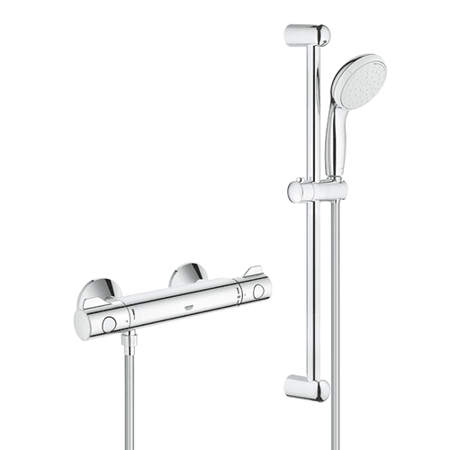 GROHE Grohtherm 800 comfortset, glijstang 900mm
