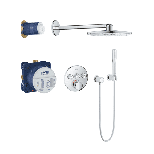 GROHE Grohtherm SmartControl comfort kit Euphoria with Cosmopolitan Stick hand shower