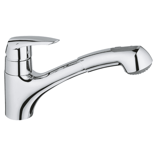 GROHE Eurodisc kitchen mixer, with extendable hand shower