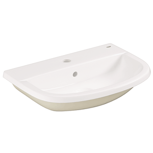 GROHE Bau integrated hand basin, 560 x 400 mm, white