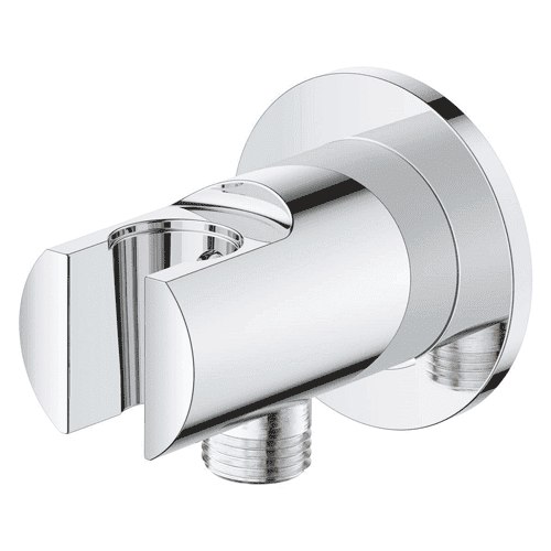 GROHE Tempesta wandaansluitbocht met houder, chroom