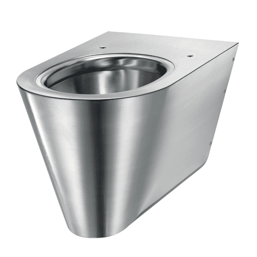 Delabie wall-hung stainless steel toilet S21 S