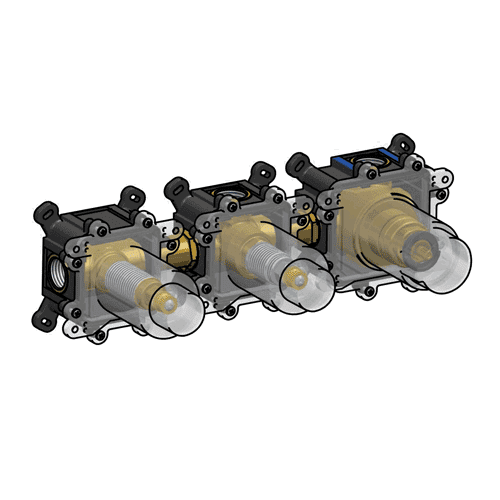 694148 HB Hotbath mount.part therm. horiz