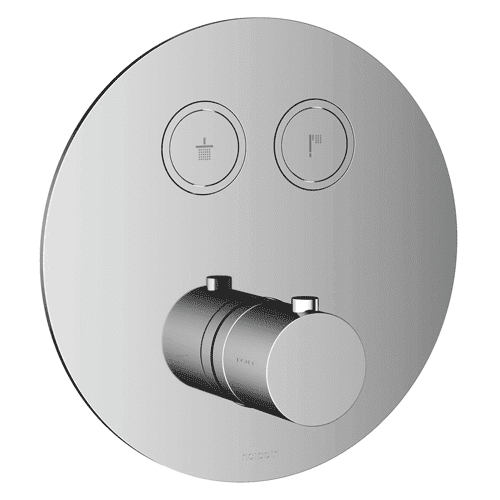 Hotbath Cobber afbouwdeel inbouw thermostaat rond, PB009
