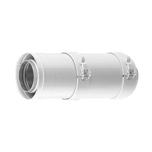 BuHo Twinsafe PP concentric fittings, white, flue vent