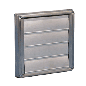 Stainless steel external grille, flat