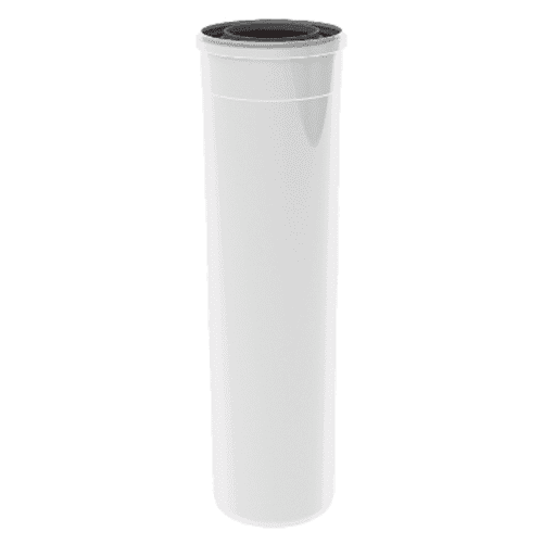 BuHo TwinSafe PP extension pipe 100/150 mm, white