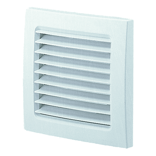 810569 Plas. vent wl.grille 100mm SG-11