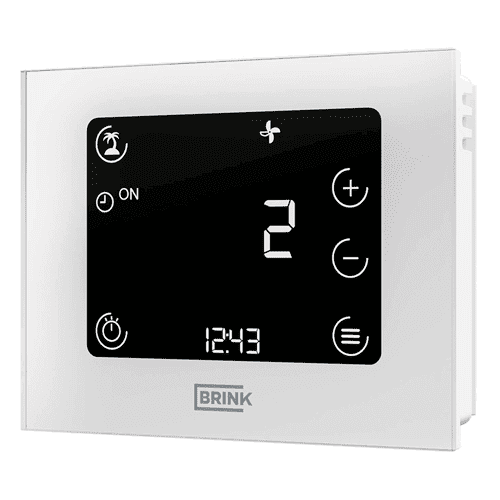 811811 Brink touch control thermostat whi