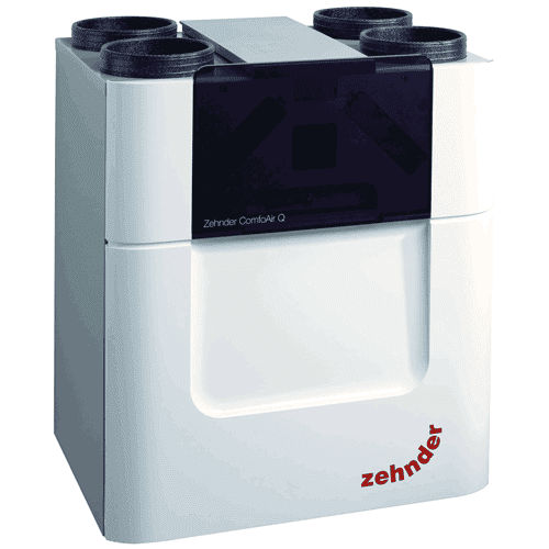 Zehnder WTW-unit Comfo Air Q met vorstbeveiligingssoftware