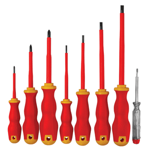 8-part VDE screwdriver set