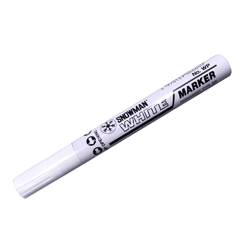 900288 Marker snowman white