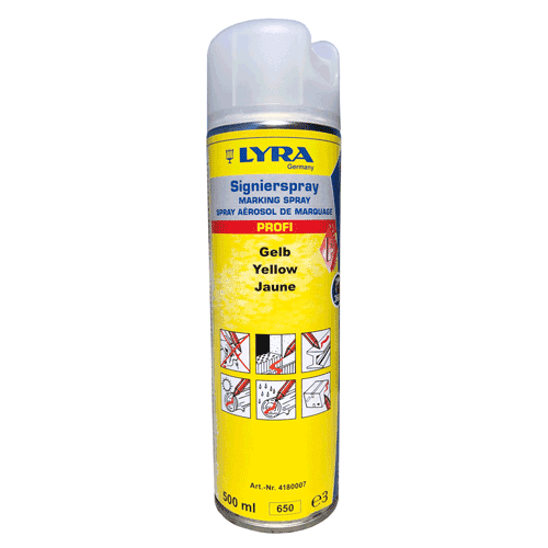 900292 Mark.spray fluorescent yel. 500ml