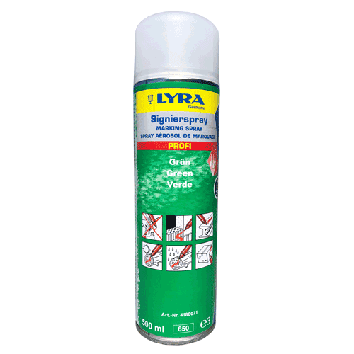 900297 Mark.spray fluoriserend groen 500ml