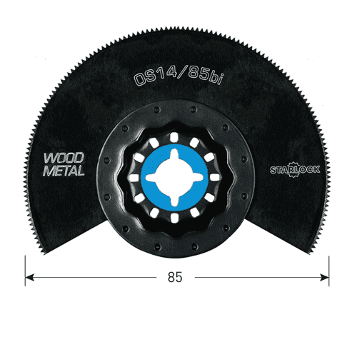 900739 Saw blade .OS14 hout/met d=85