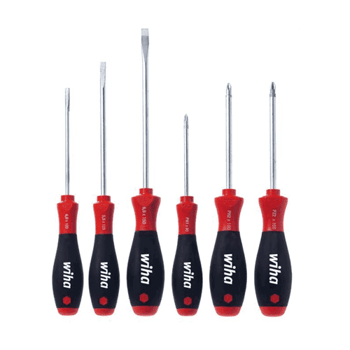 WIHA 6 part SoftFinish screwdriver set