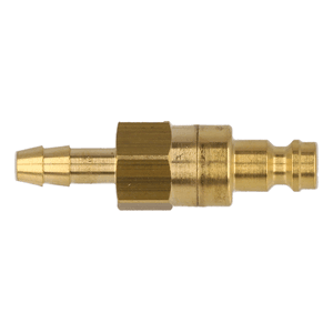 Brass quick connect coupler for propane, 8 mm