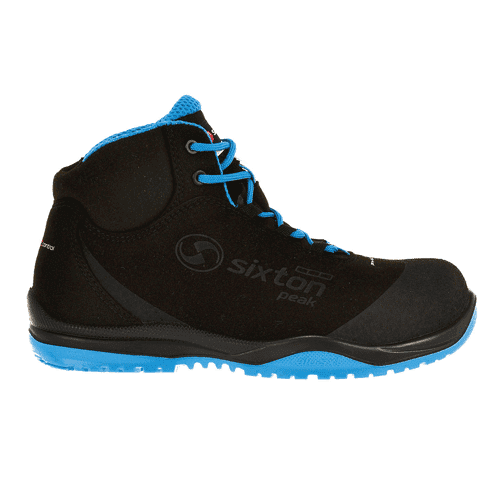 Sixton safety shoes Cuban High S3 - black/blue