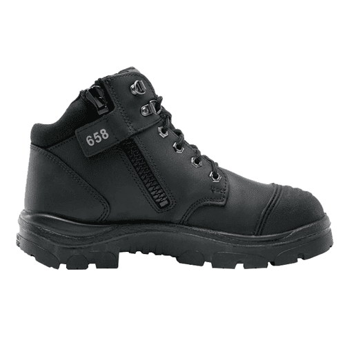 Steel Blue safety shoes Parkes ZIP S3 with bump cap - black