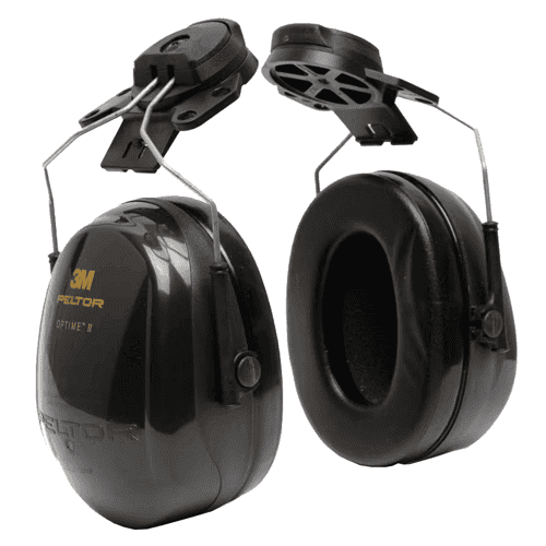 3M Peltor Optime II ear defenders with helmet protection