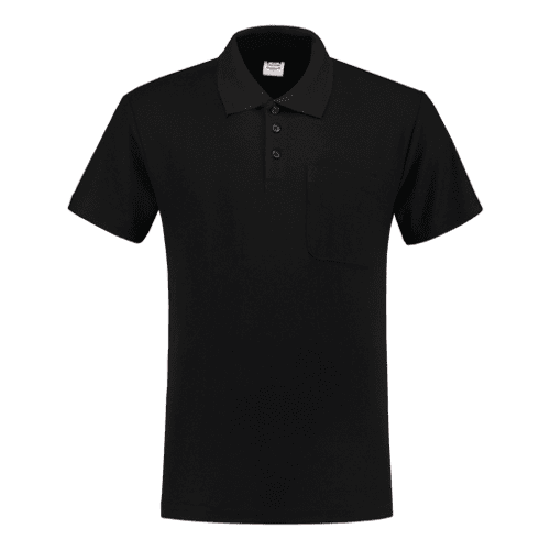 Tricorp polo shirt borstzak - black