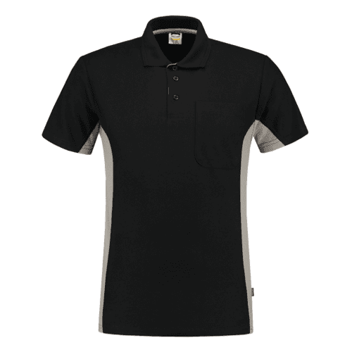 Tricorp polo shirt Bicolor women's - black/grey