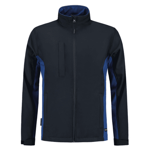Tricorp soft Shell jacket bi-color - navy/royal blue
