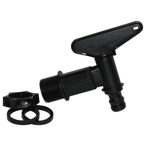 Harcostar spare tap + quick connection for rain barrel