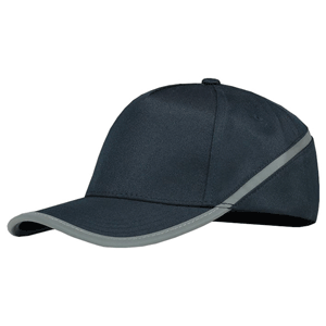 Tricorp cap with reflective strip, navy