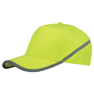 Cap with reflective strip - yellow (TCP2000)