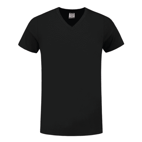 Tricorp T-shirt V-neck fitted - black
