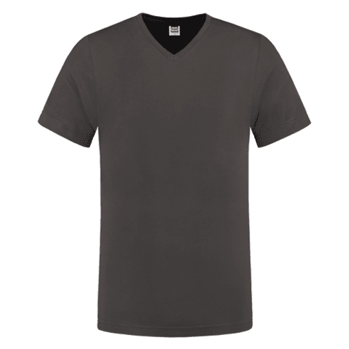 Tricorp T-shirt V-neck fitted - dark grey