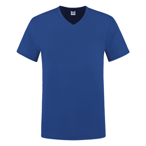 Tricorp t-shirt V hals slimfit royalblue