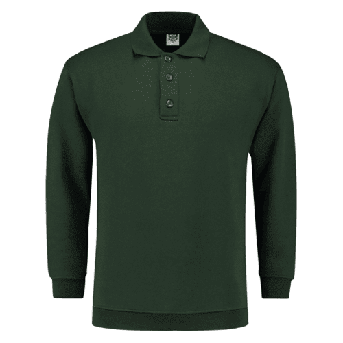 Tricorp polosweater boord bottlegreen (PSB280)