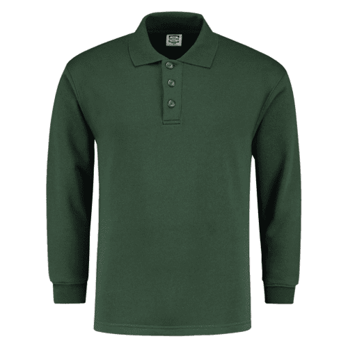 Tricorp polosweater zonder boord bottlegreen (PS280)