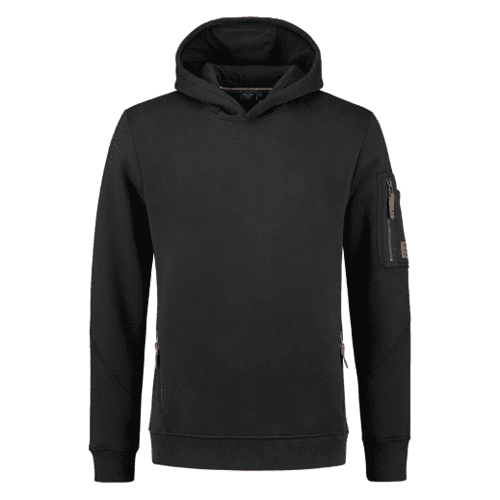 Tricorp sweater Premium met capuchon black