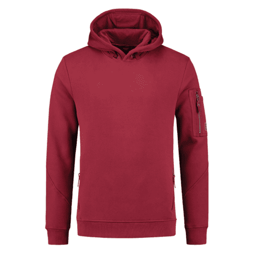 Tricorp Premium sweater met capuchon bordeaux, maat XL