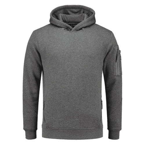 Tricorp sweater Premium met capuchon - stone melange