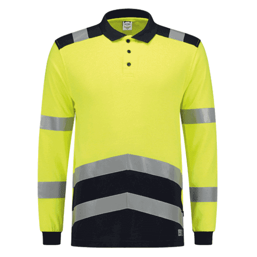Tricorp multi-standard bi-colour polo shirt, yellow-ink, size M