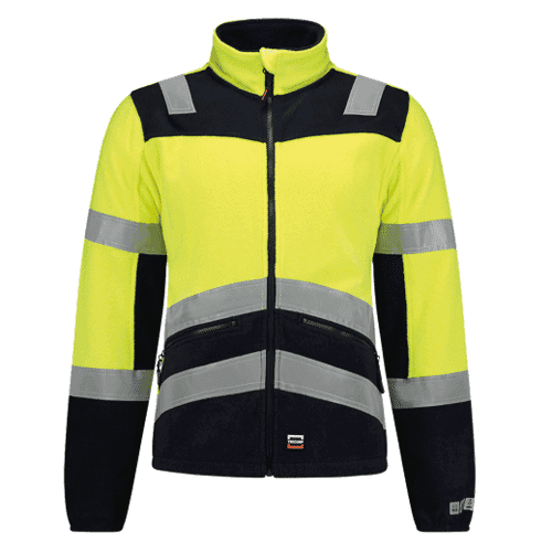 Tricorp multi-standard bi-colour fleece jacket, yellow-ink, size M