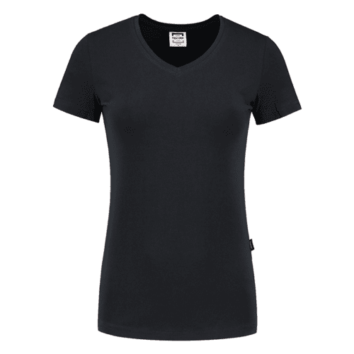 922762 T-Shirt V hals fitt. dames navy M