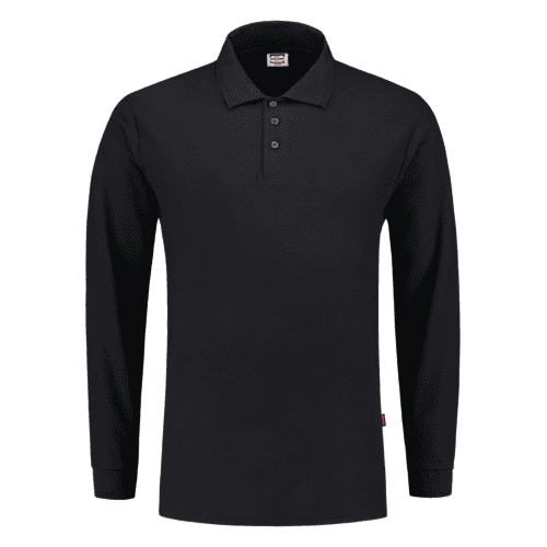 Tricorp polo shirt 100% cotton long sleeves - navy