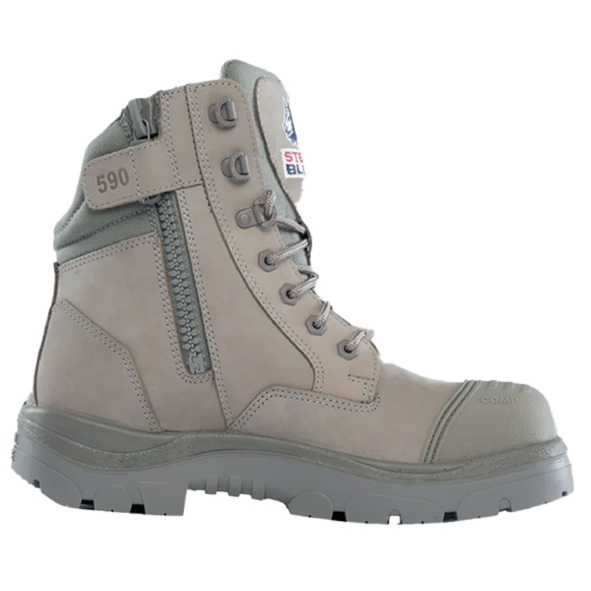Steel Blue werkschoenen Southern Cross Zip Composiet S3 granite